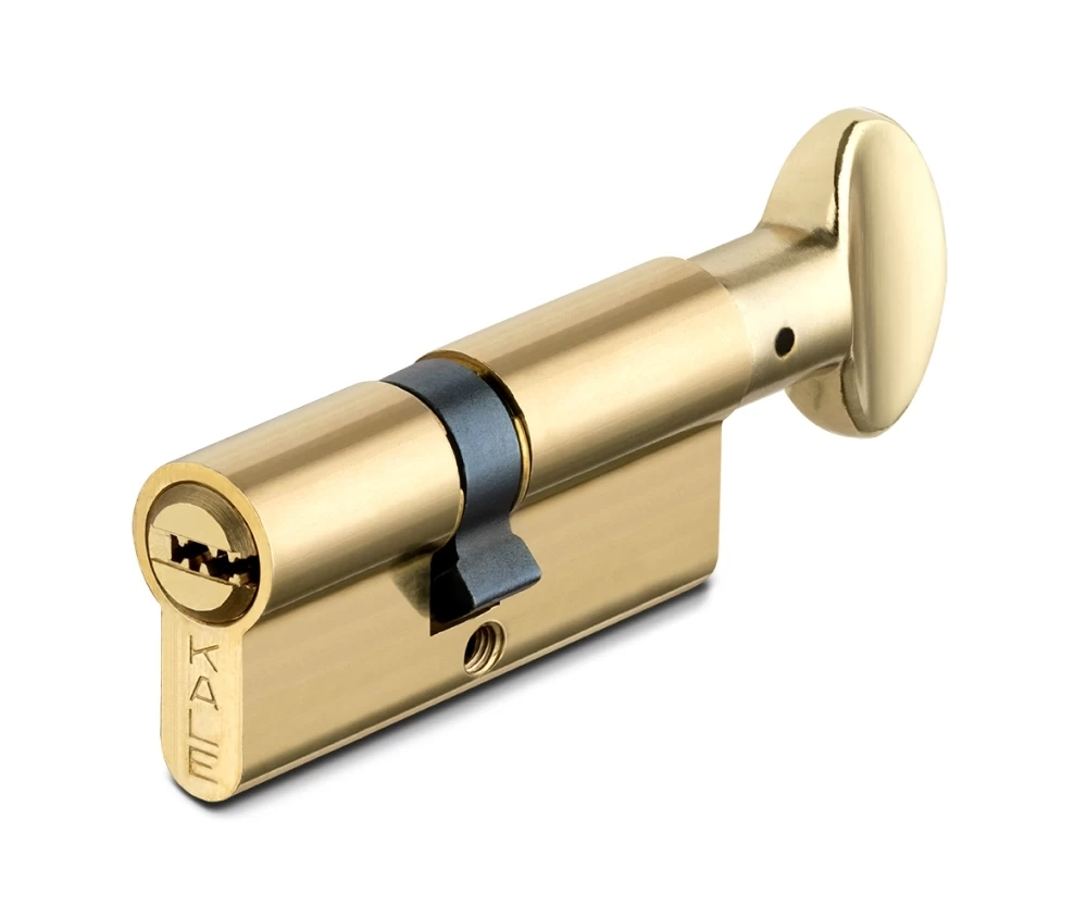 Фото Цилиндровый механизм с вертушкой 164 BM/68 (26+10+32) mm латунь 5 кл.