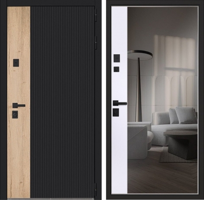 Дверь Конструктор» с зеркалом и механическим замком